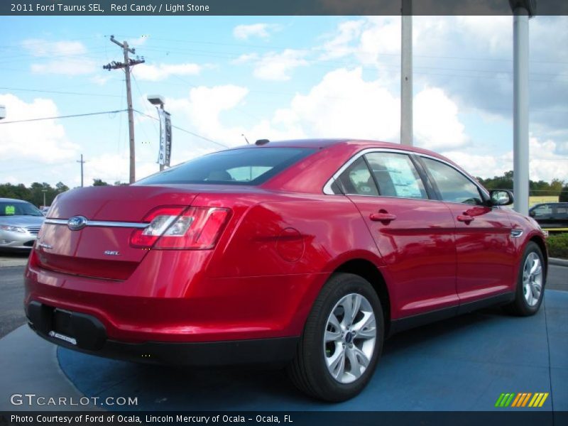 Red Candy / Light Stone 2011 Ford Taurus SEL