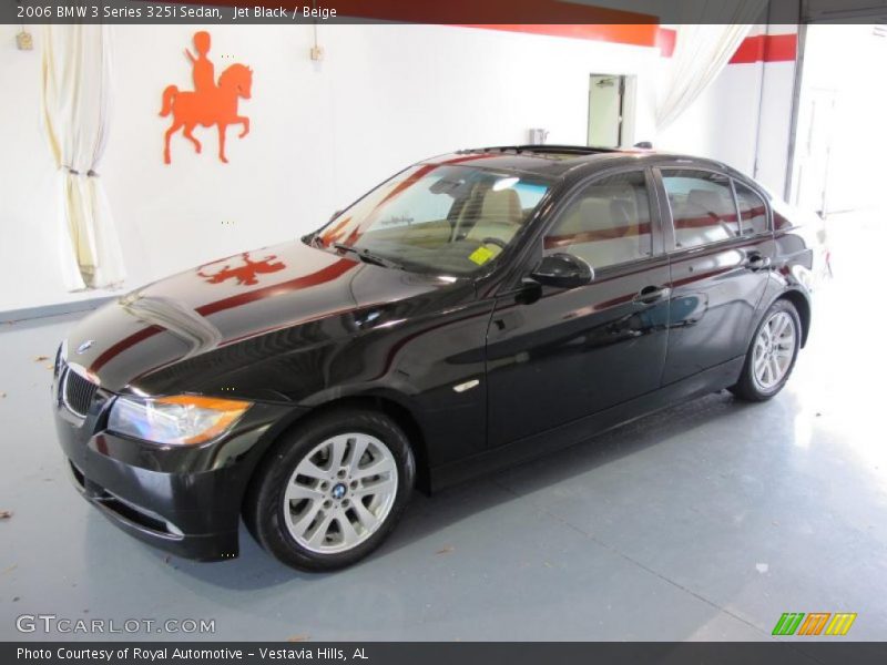 Jet Black / Beige 2006 BMW 3 Series 325i Sedan