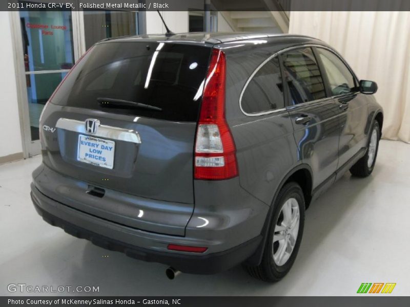 Polished Metal Metallic / Black 2011 Honda CR-V EX