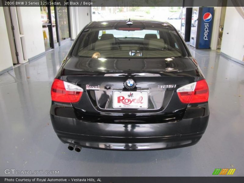 Jet Black / Beige 2006 BMW 3 Series 325i Sedan