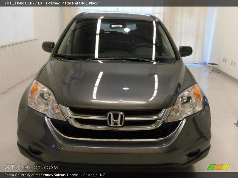 Polished Metal Metallic / Black 2011 Honda CR-V EX
