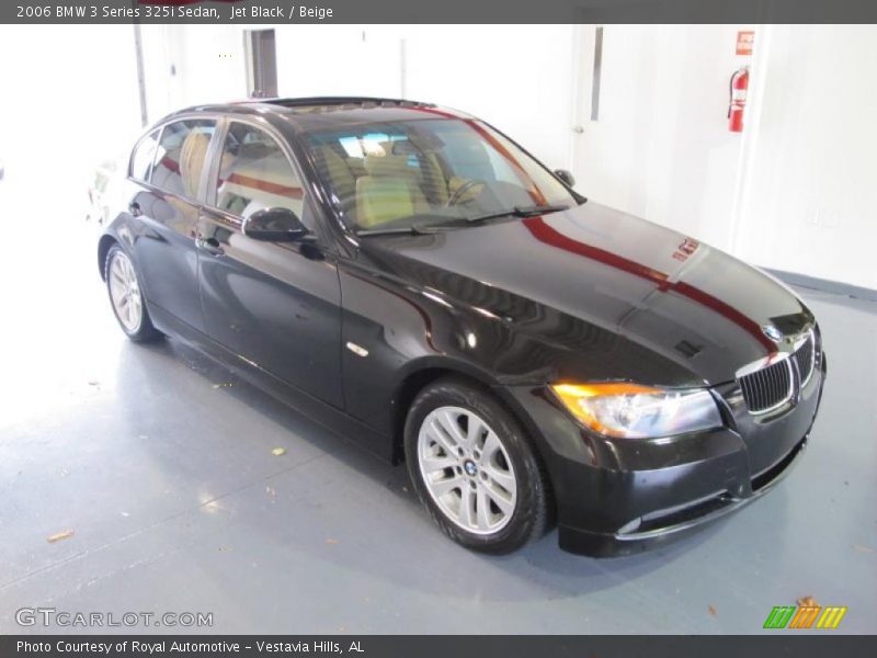 Jet Black / Beige 2006 BMW 3 Series 325i Sedan