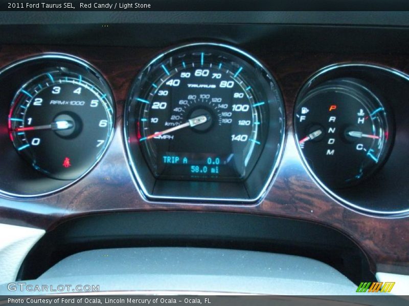 Red Candy / Light Stone 2011 Ford Taurus SEL