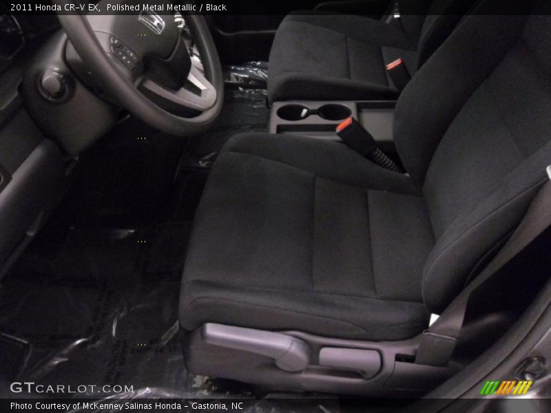 Polished Metal Metallic / Black 2011 Honda CR-V EX