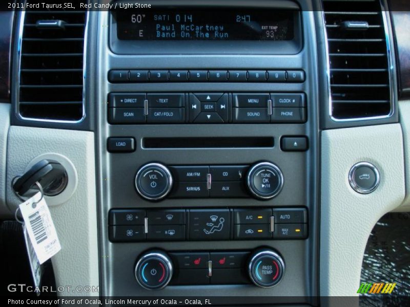Red Candy / Light Stone 2011 Ford Taurus SEL