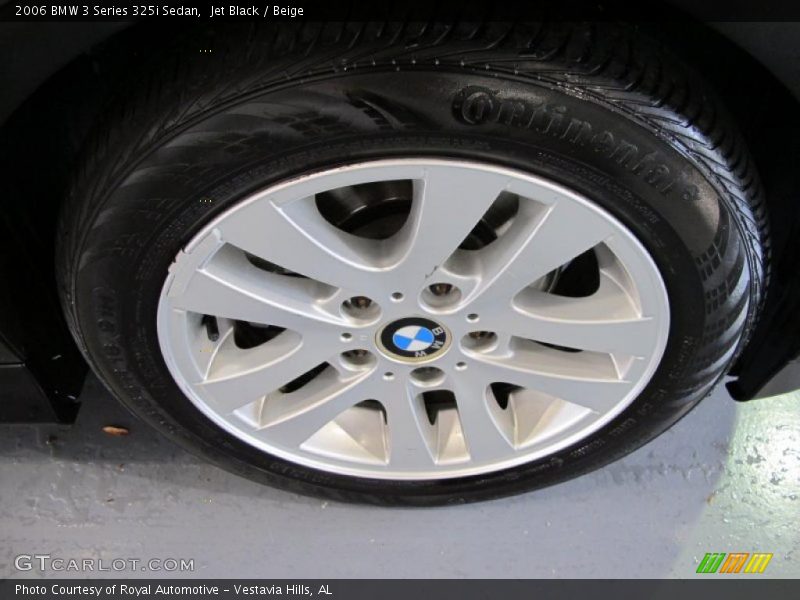 Jet Black / Beige 2006 BMW 3 Series 325i Sedan