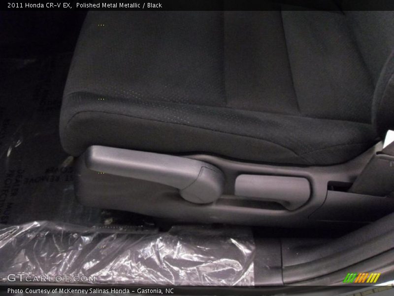 Polished Metal Metallic / Black 2011 Honda CR-V EX