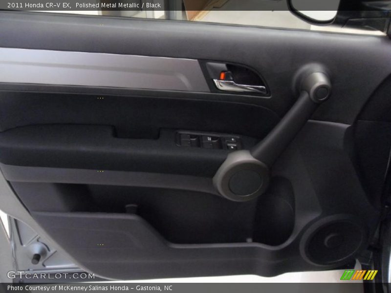 Polished Metal Metallic / Black 2011 Honda CR-V EX