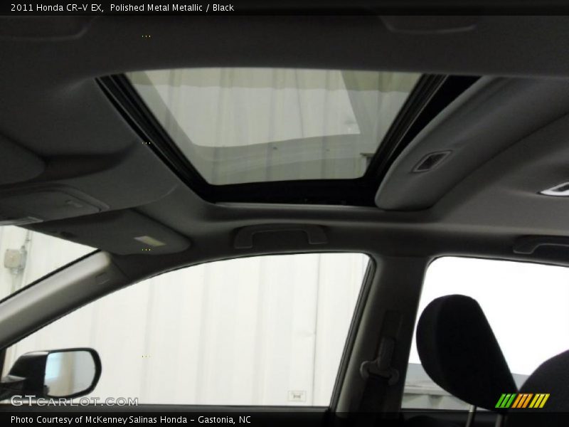 Polished Metal Metallic / Black 2011 Honda CR-V EX