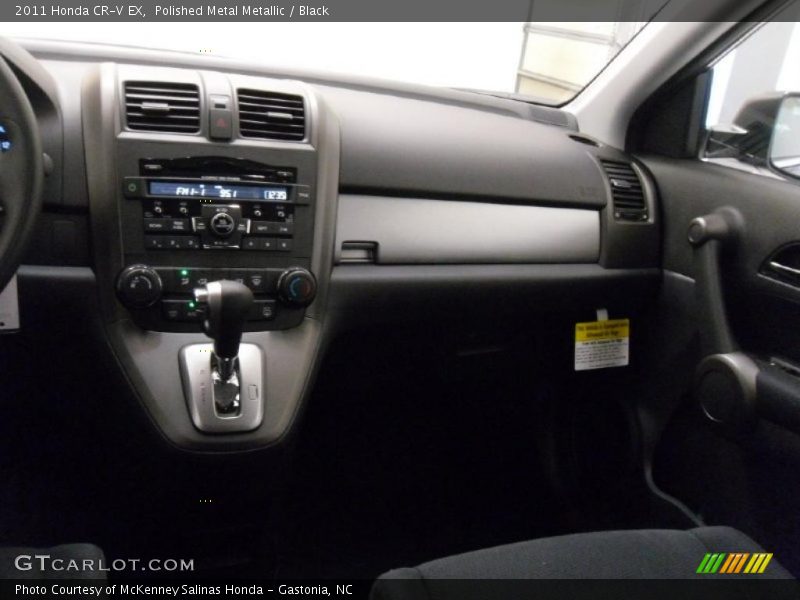 Polished Metal Metallic / Black 2011 Honda CR-V EX