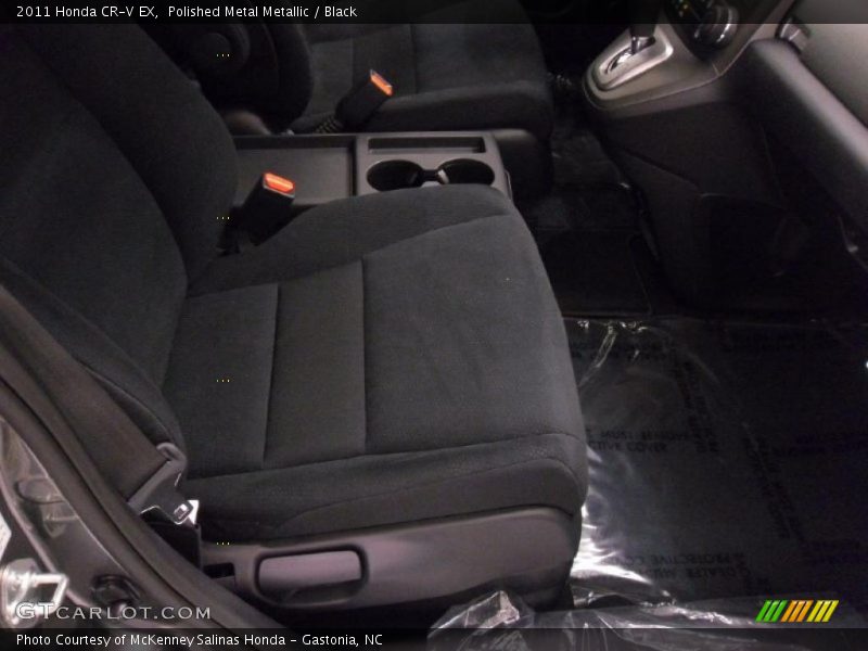 Polished Metal Metallic / Black 2011 Honda CR-V EX