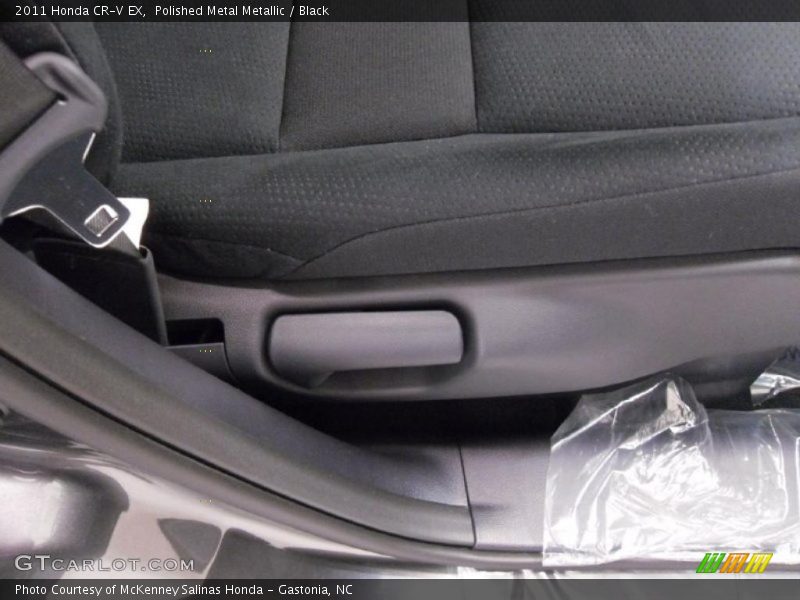 Polished Metal Metallic / Black 2011 Honda CR-V EX