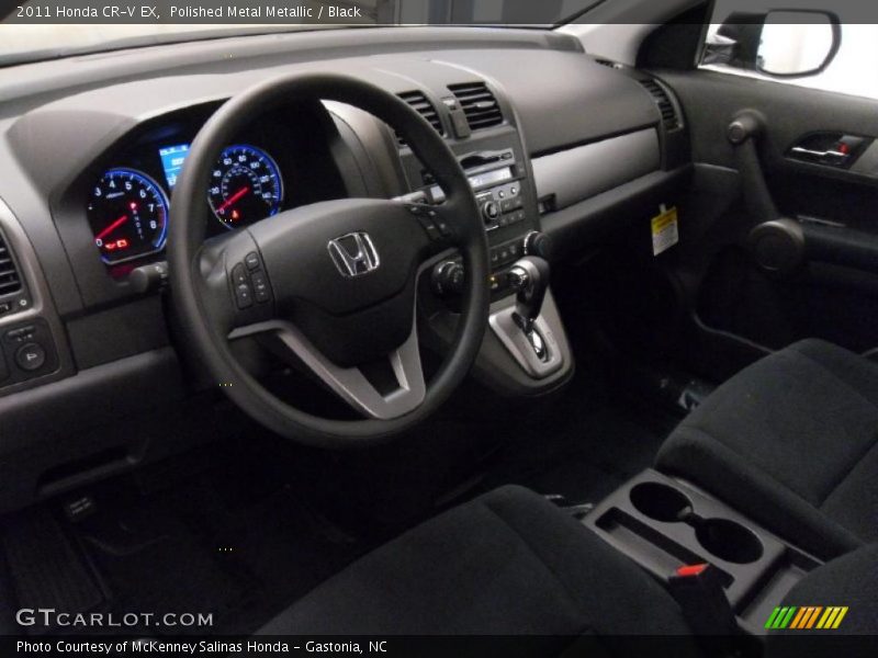 Black Interior - 2011 CR-V EX 