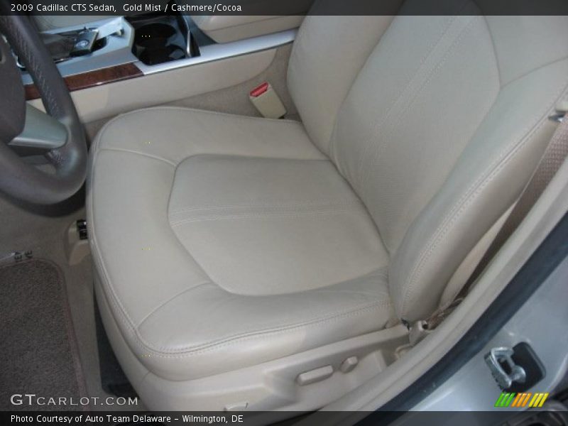 Gold Mist / Cashmere/Cocoa 2009 Cadillac CTS Sedan