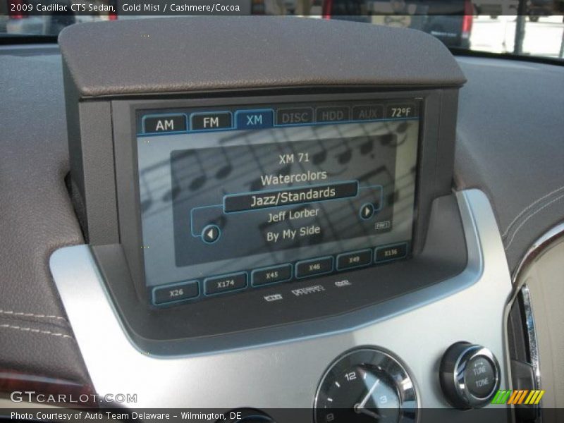 Gold Mist / Cashmere/Cocoa 2009 Cadillac CTS Sedan