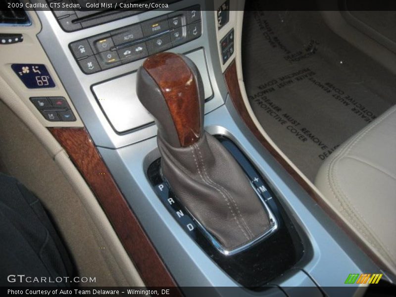 Gold Mist / Cashmere/Cocoa 2009 Cadillac CTS Sedan