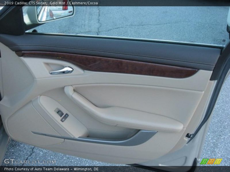 Gold Mist / Cashmere/Cocoa 2009 Cadillac CTS Sedan