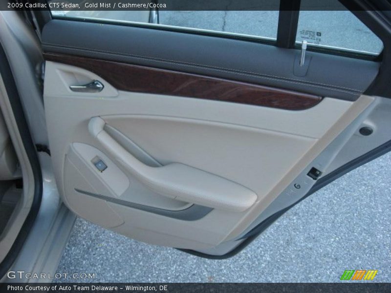 Gold Mist / Cashmere/Cocoa 2009 Cadillac CTS Sedan