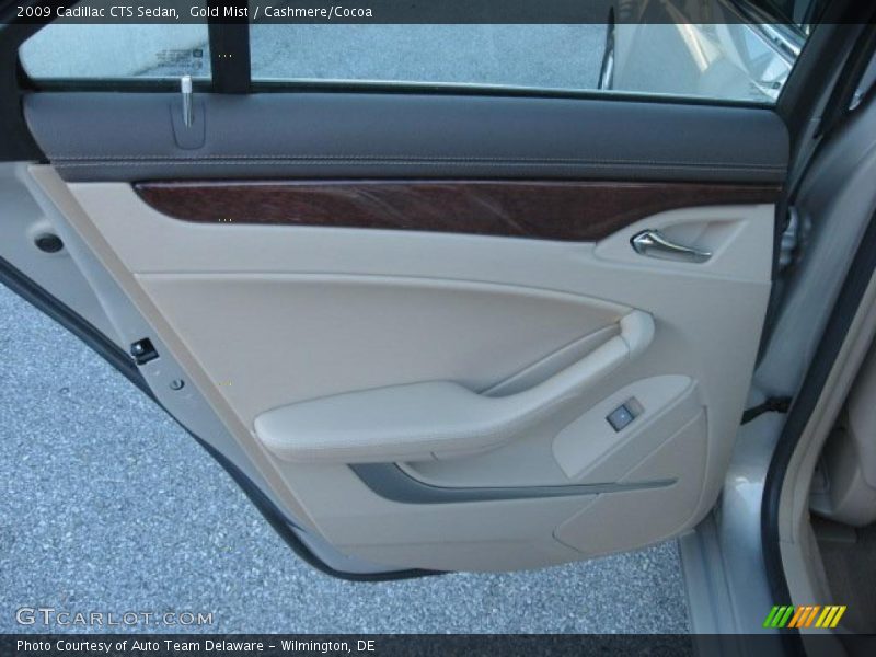 Gold Mist / Cashmere/Cocoa 2009 Cadillac CTS Sedan