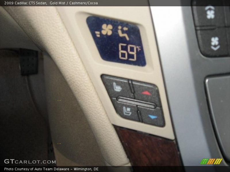 Gold Mist / Cashmere/Cocoa 2009 Cadillac CTS Sedan