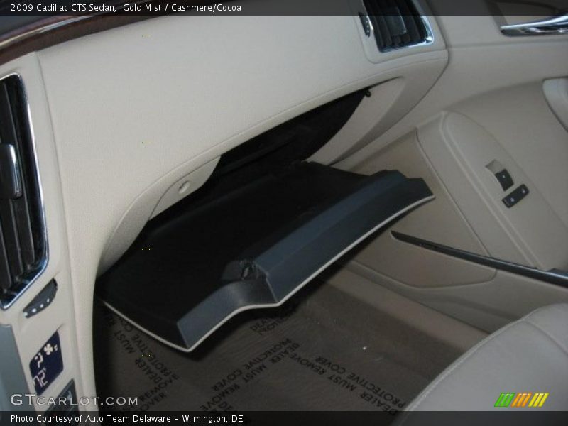 Gold Mist / Cashmere/Cocoa 2009 Cadillac CTS Sedan