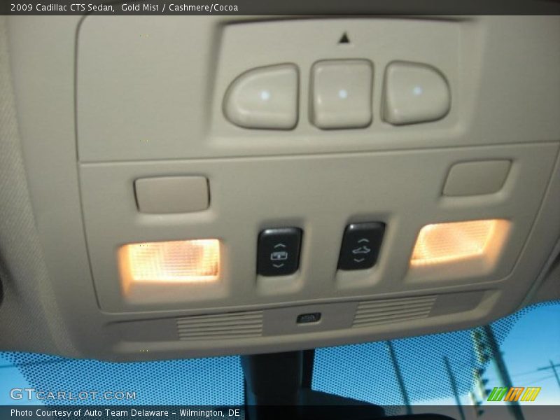 Gold Mist / Cashmere/Cocoa 2009 Cadillac CTS Sedan