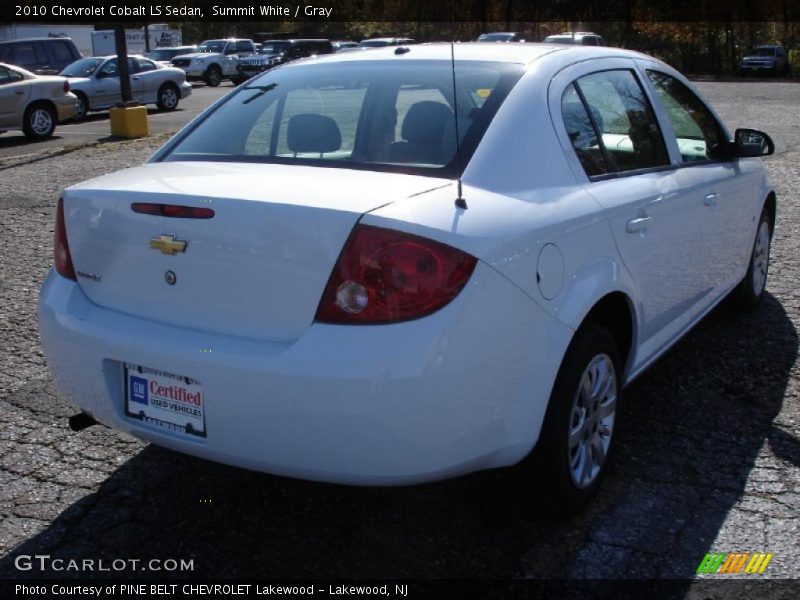 Summit White / Gray 2010 Chevrolet Cobalt LS Sedan