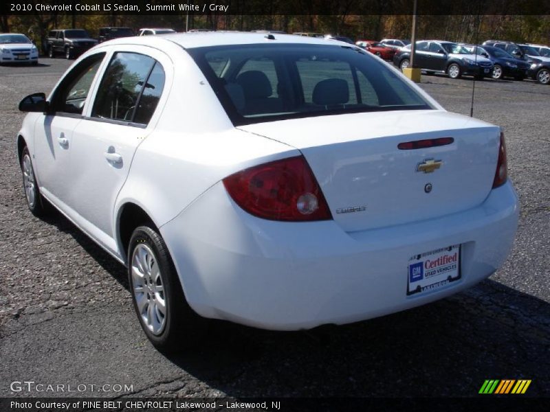 Summit White / Gray 2010 Chevrolet Cobalt LS Sedan