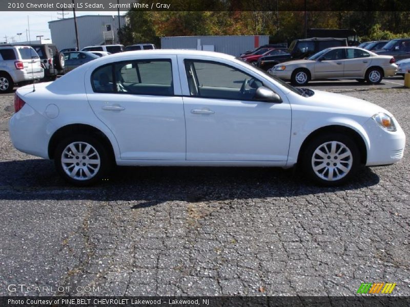 Summit White / Gray 2010 Chevrolet Cobalt LS Sedan