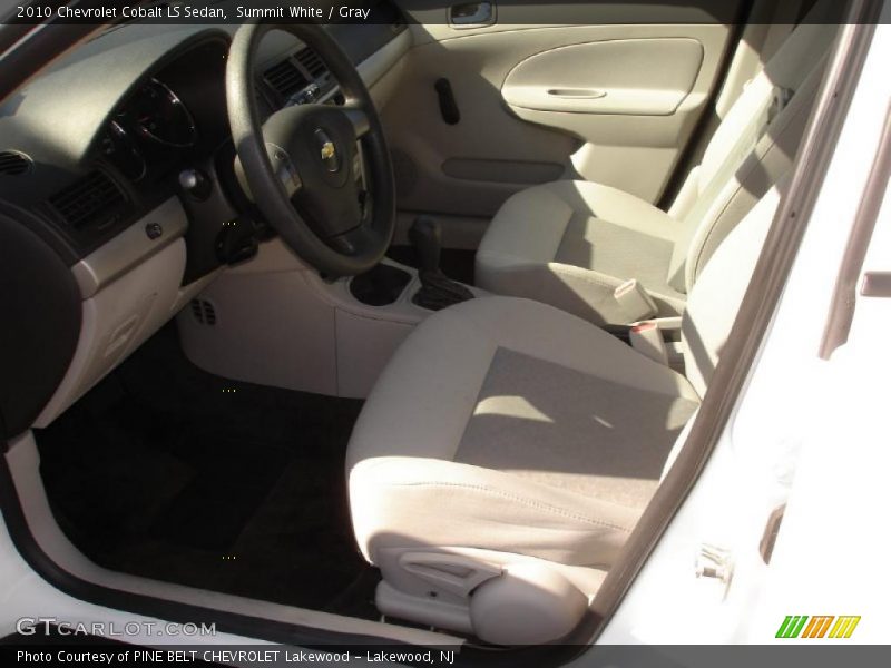 Summit White / Gray 2010 Chevrolet Cobalt LS Sedan