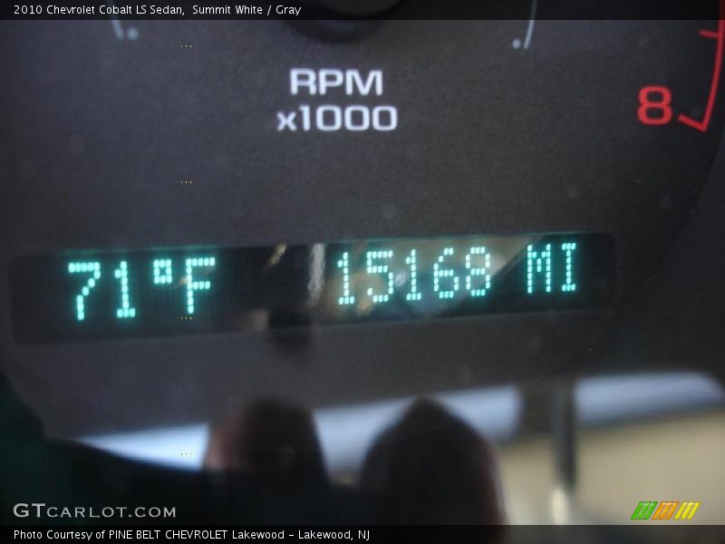 Summit White / Gray 2010 Chevrolet Cobalt LS Sedan