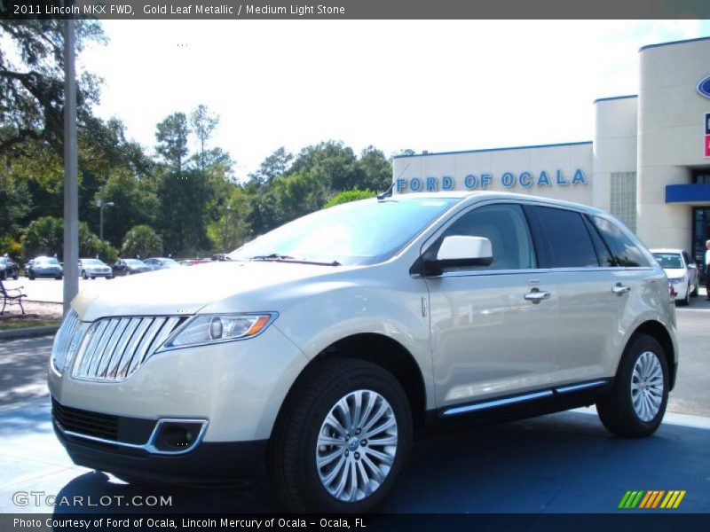 Gold Leaf Metallic / Medium Light Stone 2011 Lincoln MKX FWD