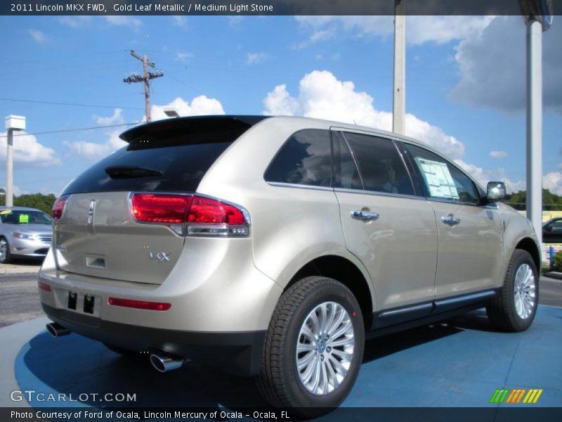 Gold Leaf Metallic / Medium Light Stone 2011 Lincoln MKX FWD