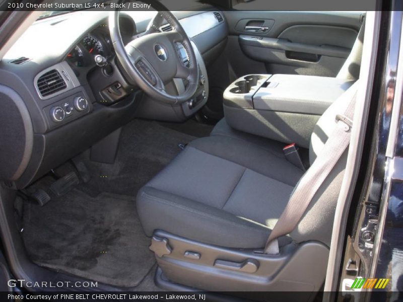 Ebony Interior - 2010 Suburban LS 4x4 