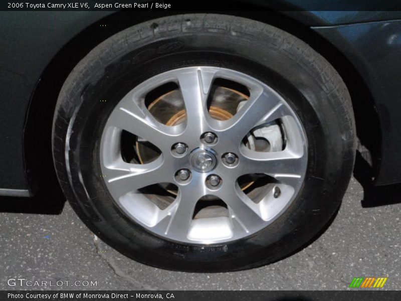 Aspen Green Pearl / Beige 2006 Toyota Camry XLE V6