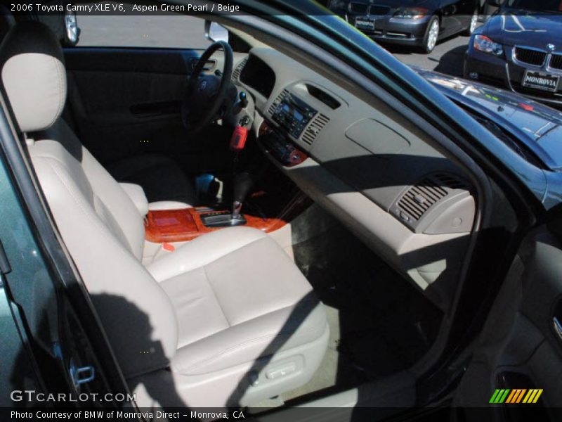 Aspen Green Pearl / Beige 2006 Toyota Camry XLE V6