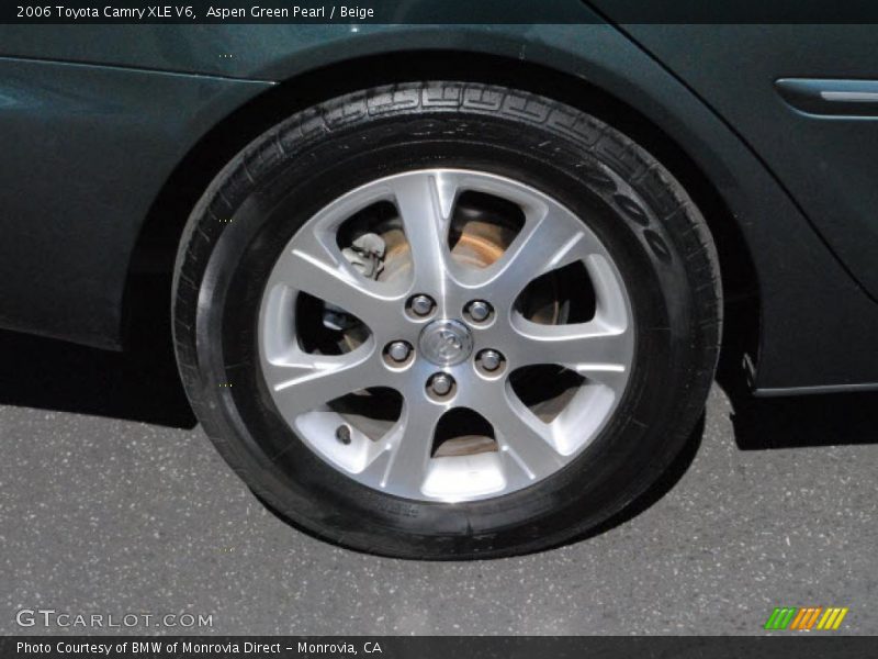 Aspen Green Pearl / Beige 2006 Toyota Camry XLE V6