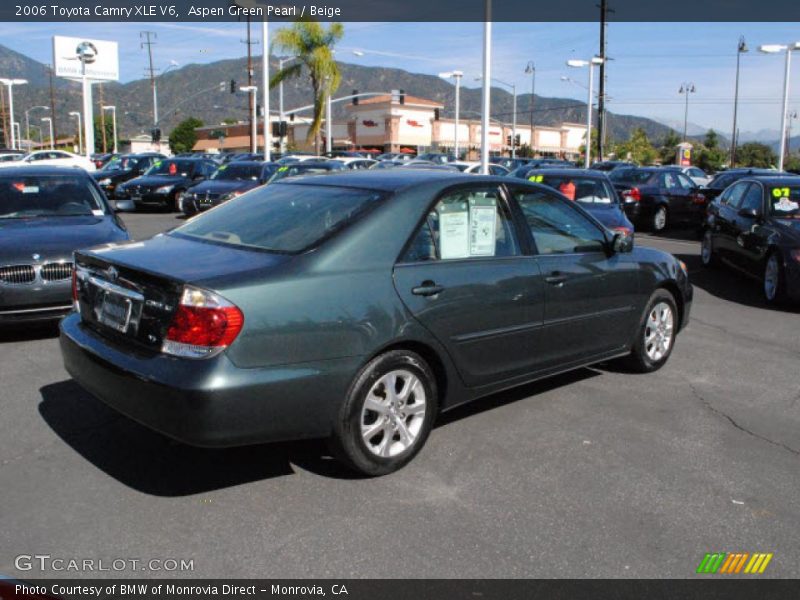 Aspen Green Pearl / Beige 2006 Toyota Camry XLE V6