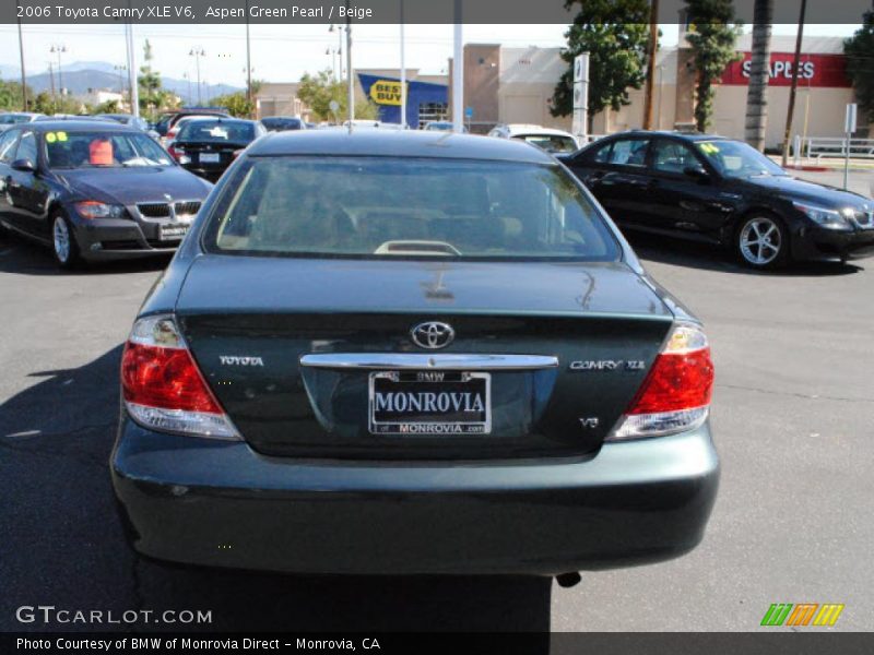 Aspen Green Pearl / Beige 2006 Toyota Camry XLE V6