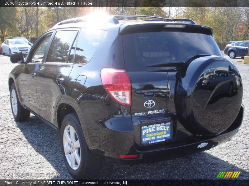 Black / Taupe 2006 Toyota RAV4 Limited 4WD