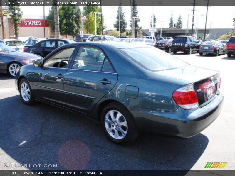 Aspen Green Pearl / Beige 2006 Toyota Camry XLE V6