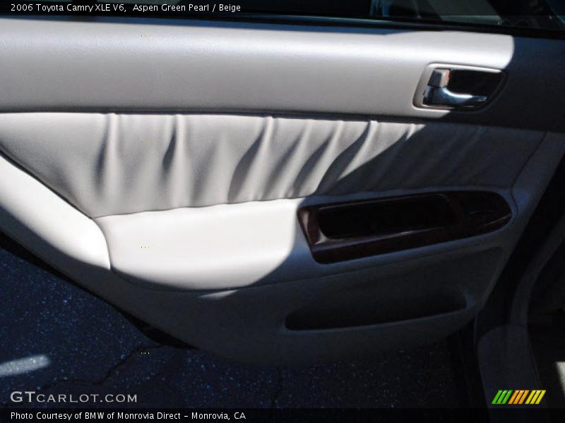 Aspen Green Pearl / Beige 2006 Toyota Camry XLE V6