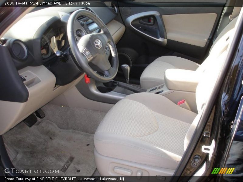 Black / Taupe 2006 Toyota RAV4 Limited 4WD