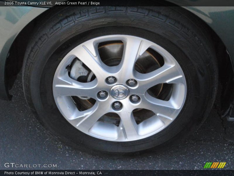 Aspen Green Pearl / Beige 2006 Toyota Camry XLE V6
