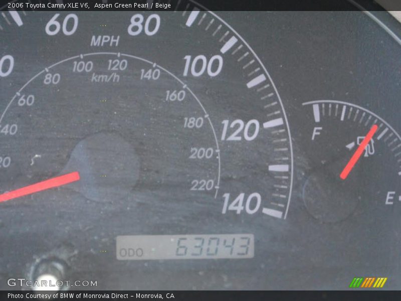 Aspen Green Pearl / Beige 2006 Toyota Camry XLE V6