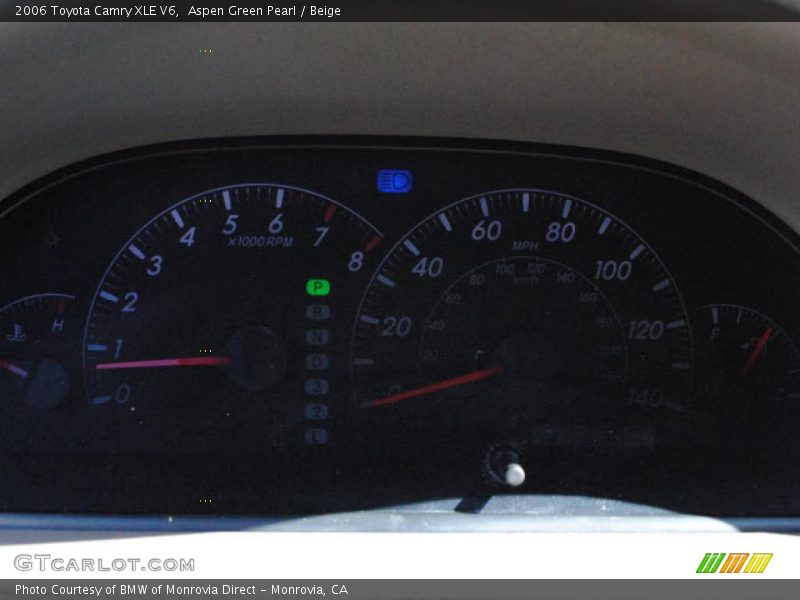 Aspen Green Pearl / Beige 2006 Toyota Camry XLE V6