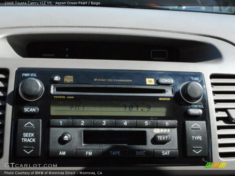 Aspen Green Pearl / Beige 2006 Toyota Camry XLE V6