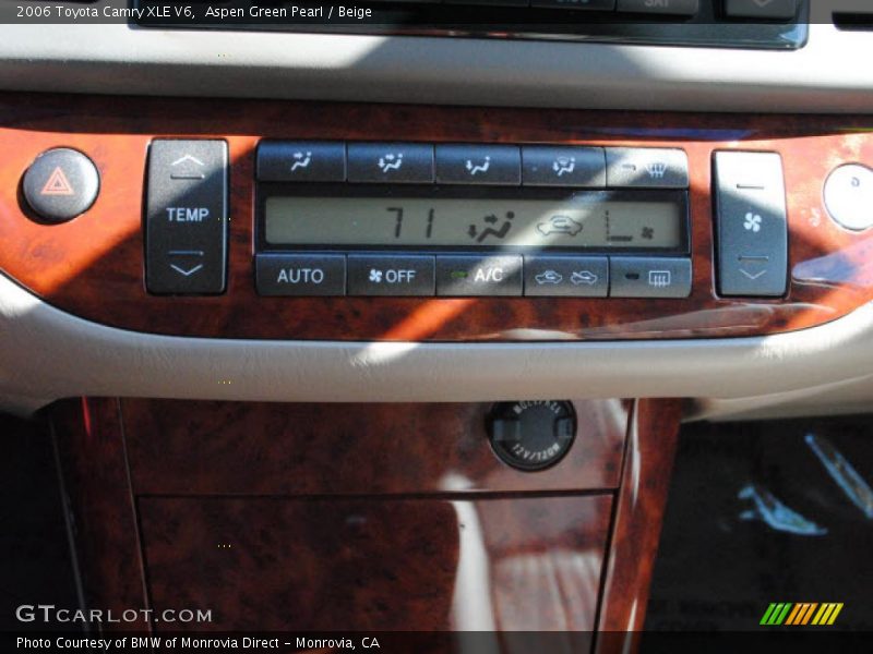 Aspen Green Pearl / Beige 2006 Toyota Camry XLE V6