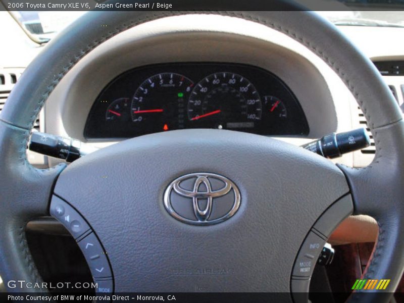 Aspen Green Pearl / Beige 2006 Toyota Camry XLE V6