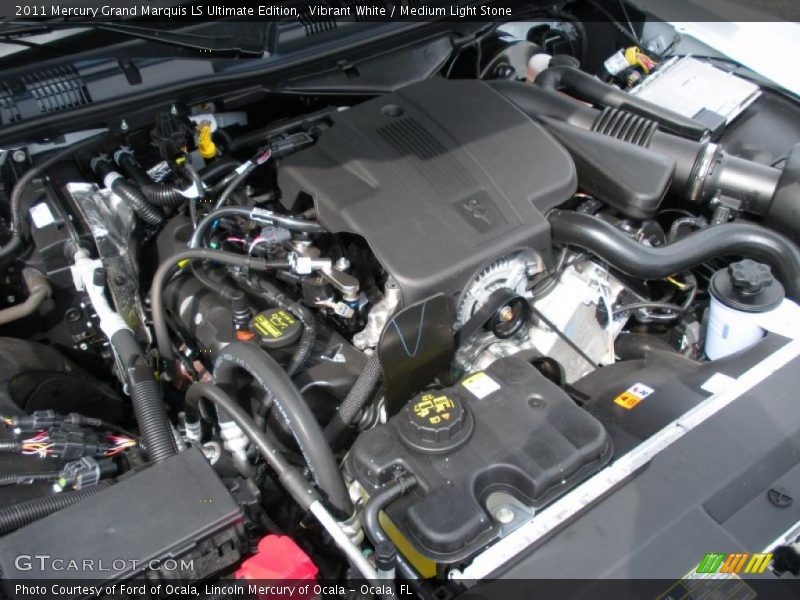 Vibrant White / Medium Light Stone 2011 Mercury Grand Marquis LS Ultimate Edition